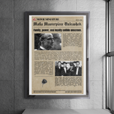 The GodFather-Newspaper Digital Poster