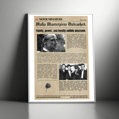 The GodFather-Newspaper Digital Poster