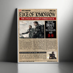 Edge Of Tommorow News Letter Digital Poster