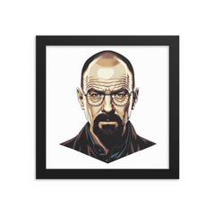 Breaking Bad's Walter White Framed Digital poster