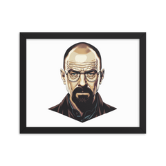 Breaking Bad's Walter White Framed Digital poster