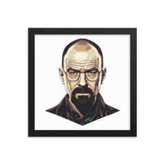 Breaking Bad's Walter White Framed Digital poster