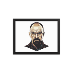 Breaking Bad's Walter White Framed Digital poster