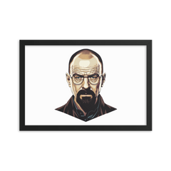 Breaking Bad's Walter White Framed Digital poster