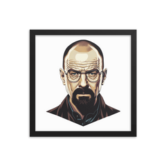 Breaking Bad's Walter White Framed Digital poster