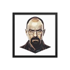 Breaking Bad's Walter White Framed Digital poster