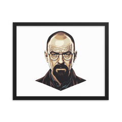 Breaking Bad's Walter White Framed Digital poster