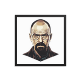 Breaking Bad's Walter White Framed Digital poster