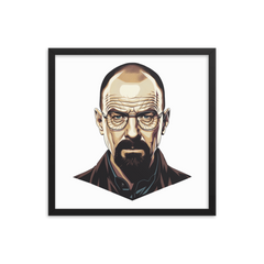 Breaking Bad's Walter White Framed Digital poster