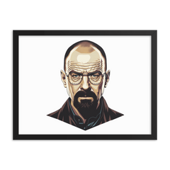 Breaking Bad's Walter White Framed Digital poster