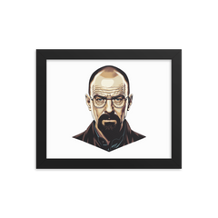 Breaking Bad's Walter White Framed Digital poster