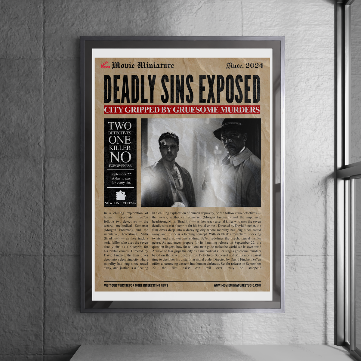 Se7en Newspaper