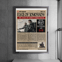 Edge Of Tommorow News Letter Poster