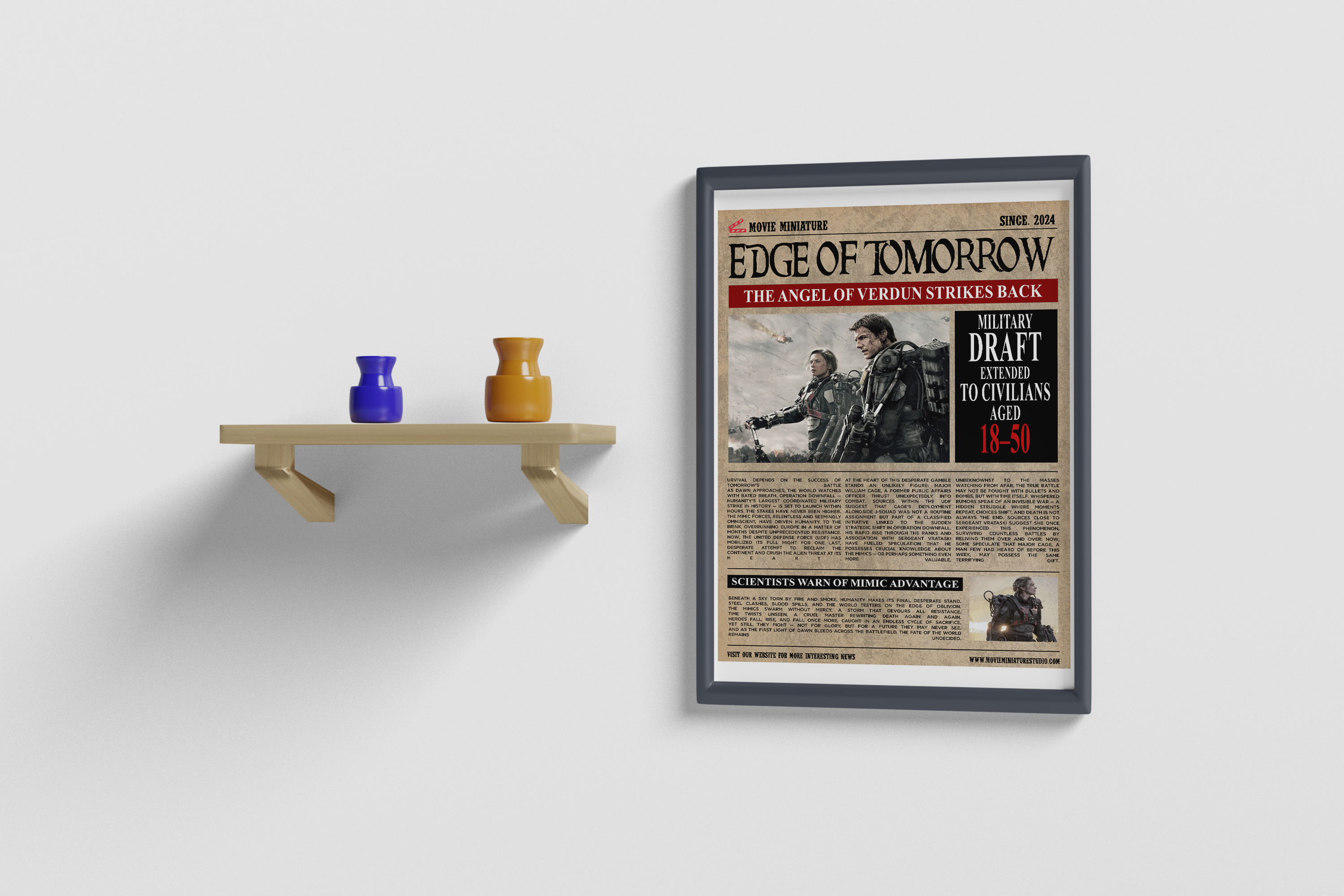 Edge Of Tommorow News Letter Poster