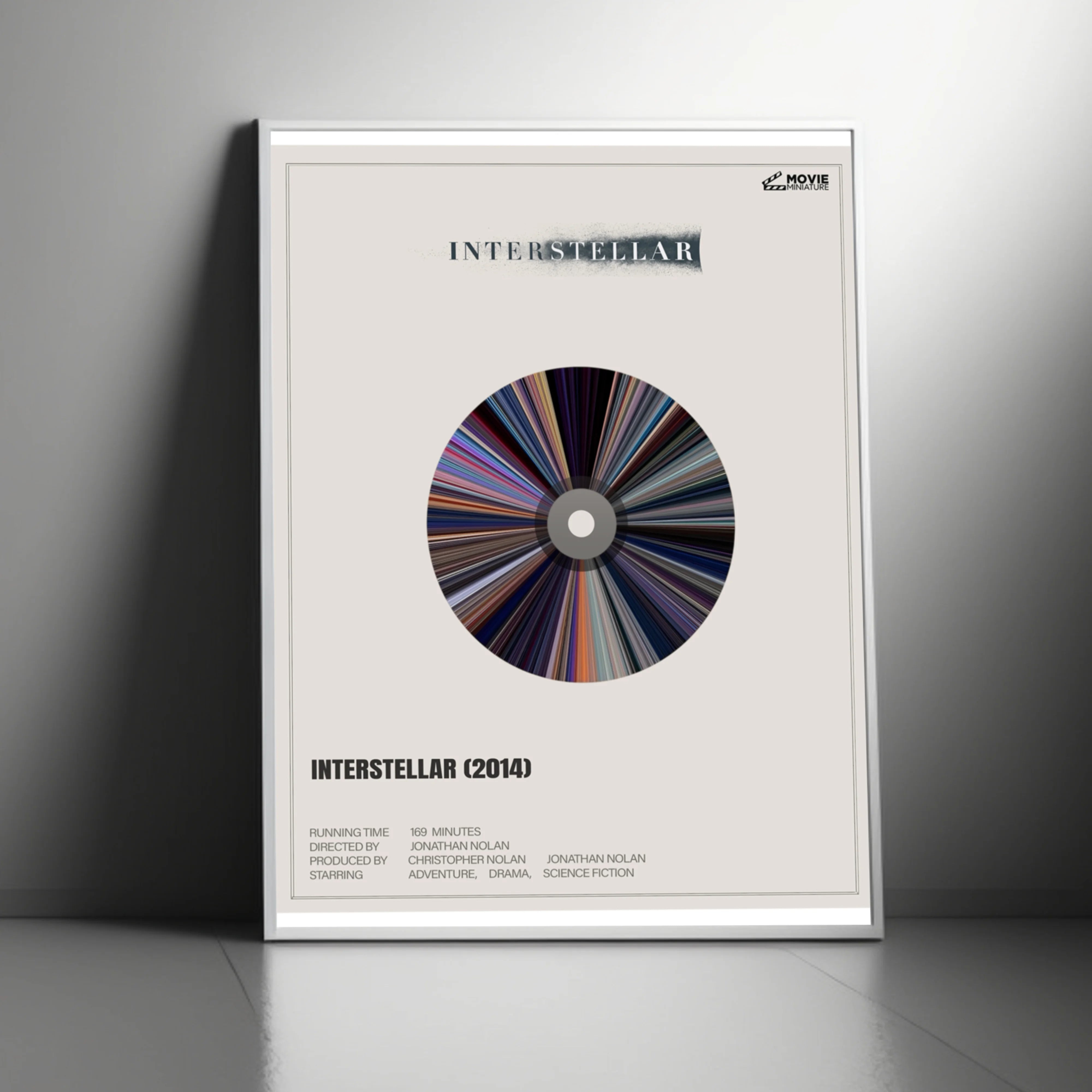 Intersteller Movie Cd Digital Poster