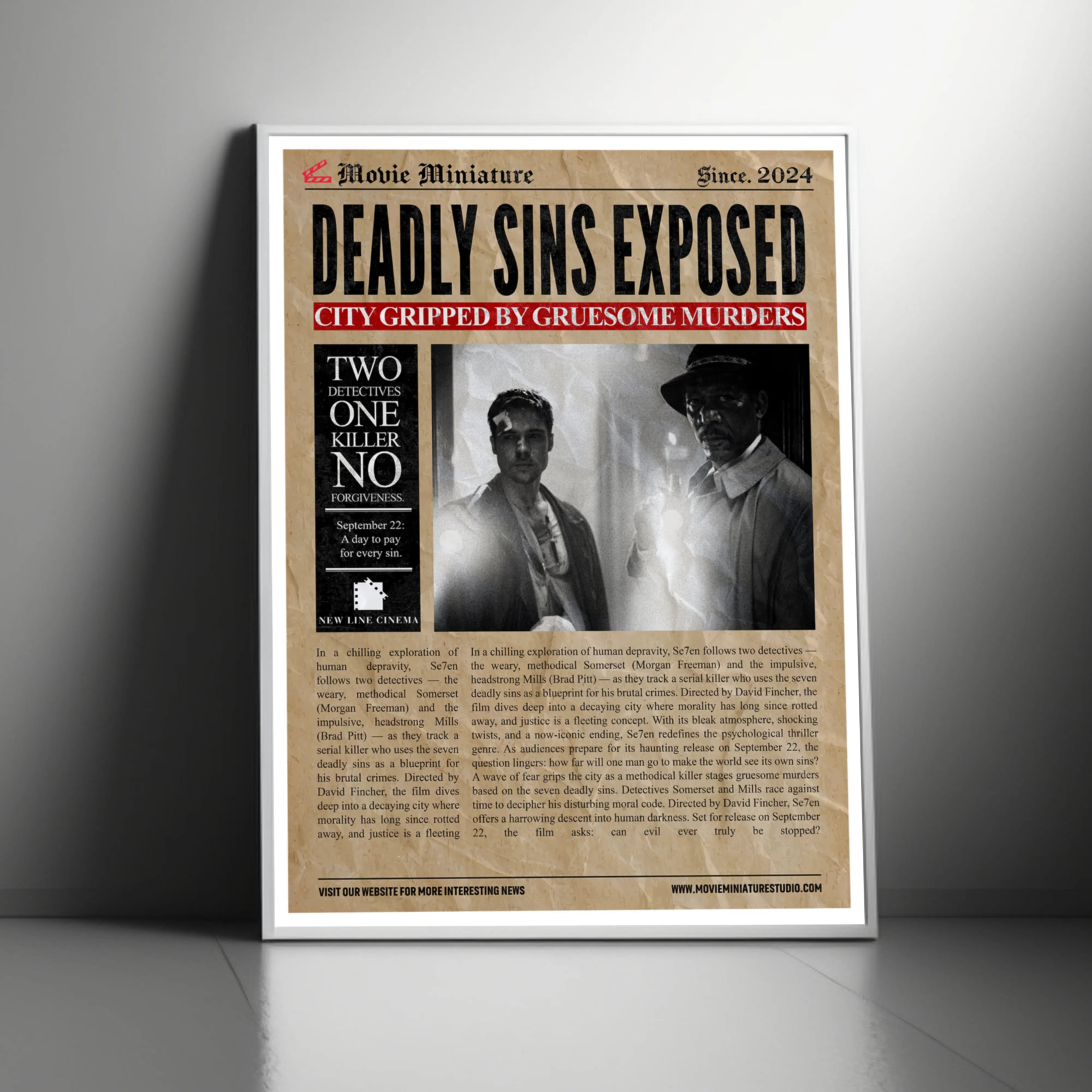 Se7en Newspaper