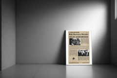 The GodFather-Newspaper Poster
